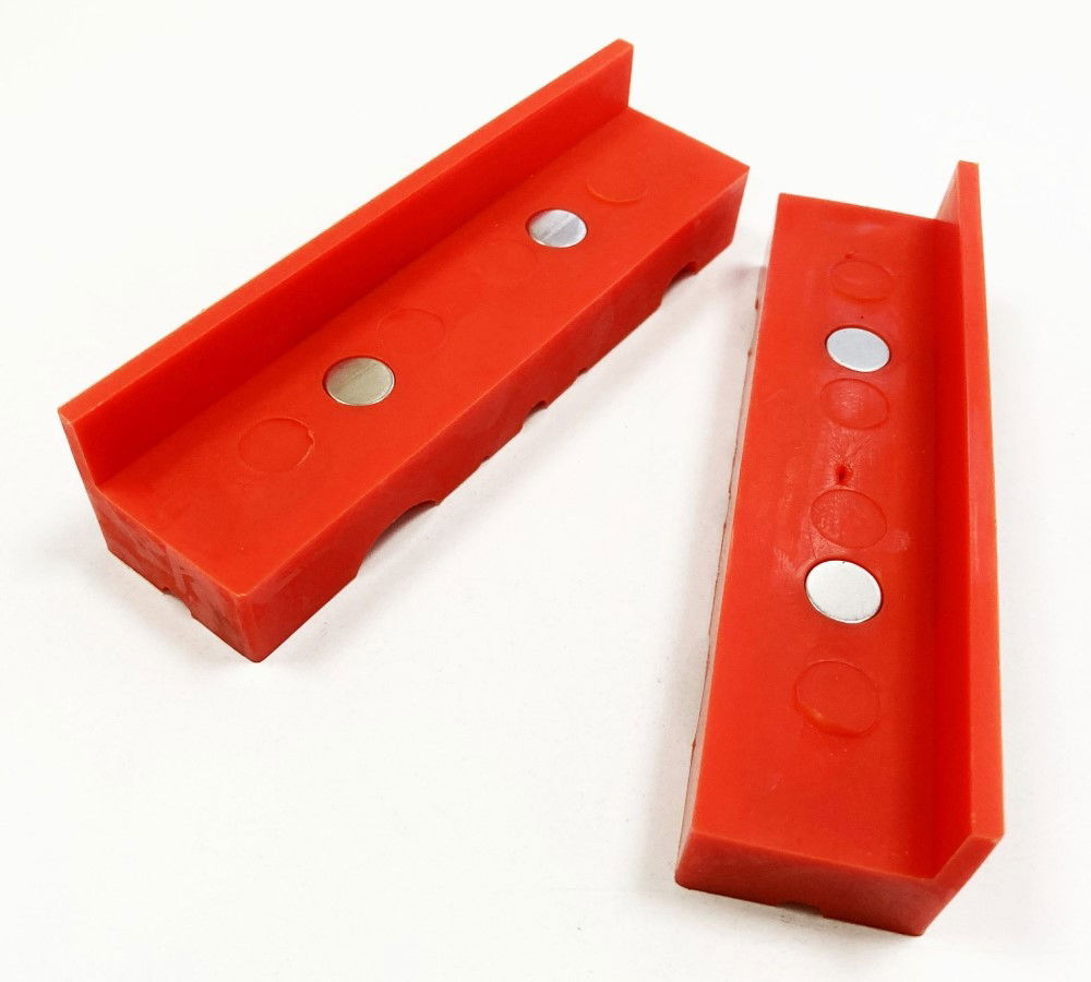 MAGNETIC SOFT VICE JAWS 4 TPU MULTI GROOVE NON-MARKING - TOOLZONE KDPVC047 thumbnail 10