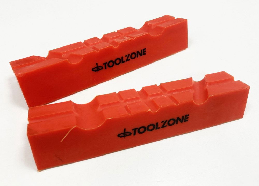 MAGNETIC SOFT VICE JAWS 6 TPU MULTI GROOVE NON-MARKING - TOOLZONE KDPVC048 thumbnail 9
