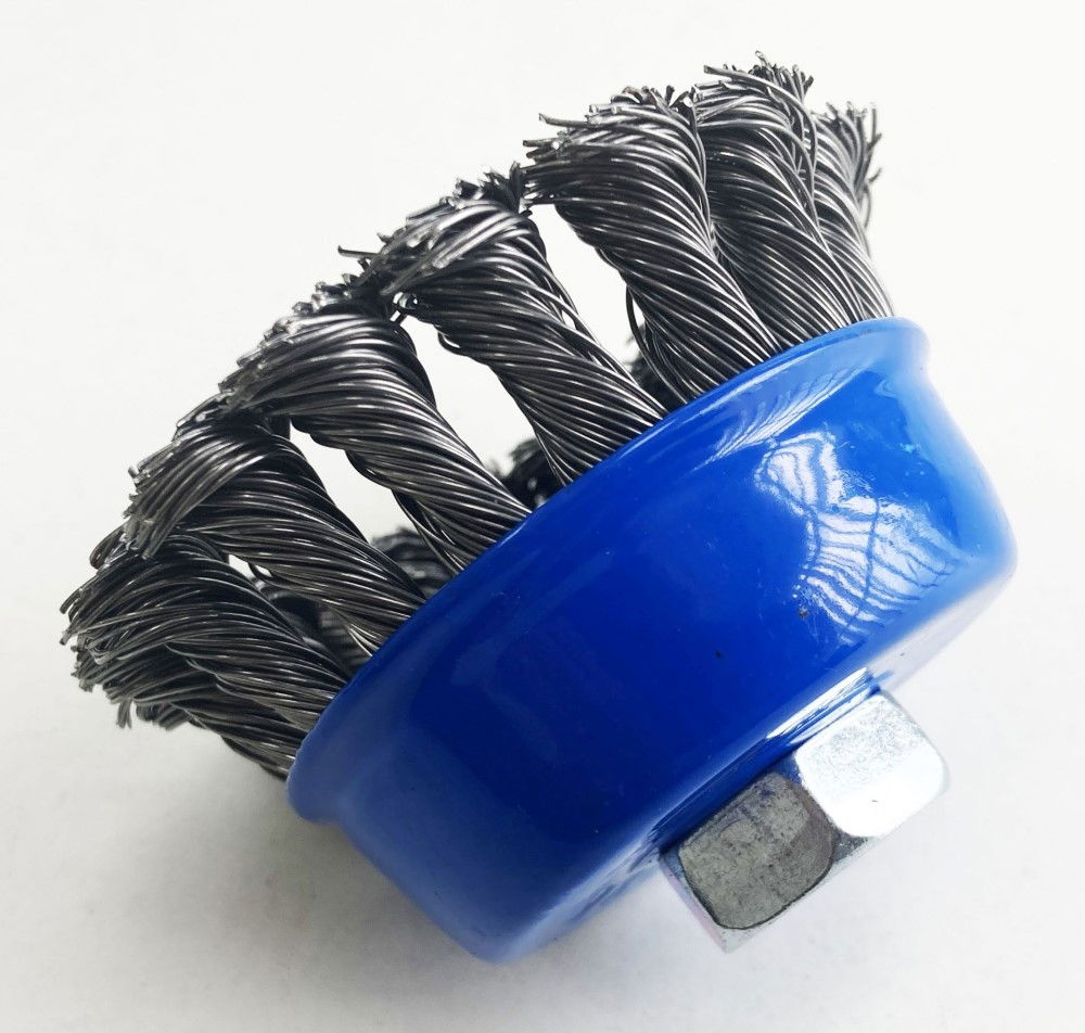 TWIST KNOT WIRE CUP BRUSH 3 M14 THREAD - TOOLZONE KDPWB001 thumbnail 3