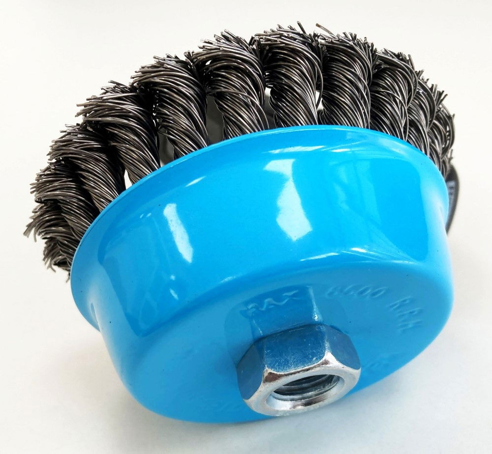 TWIST KNOT WIRE CUP BRUSH 4 M14 THREAD - TOOLZONE KDPWB002 thumbnail 5