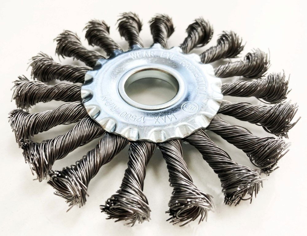 TWIST KNOT WIRE WHEEL 115 x 22.2mm - TOOLZONE KDPWB011 thumbnail 3