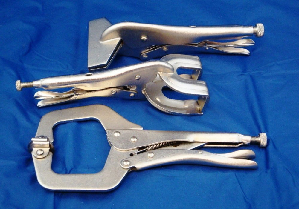 WELD CLAMP SET 3 PIECE 11 C CLAMP 10 SHEET CLAMP 10 CLAW CLAMP - TOOLZONE KDPWH025 thumbnail 5