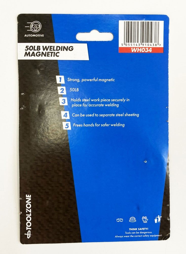 WELDING MAGNET 50lb - TOOLZONE KDPWH034 thumbnail 3