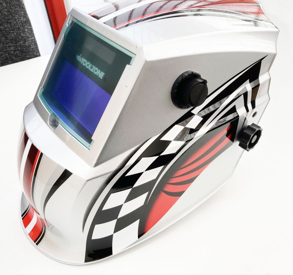 WELDING HELMET VARIABLE CONTROL FILTER SIZE 110x90x9mm - TOOLZONE KDPWH047 thumbnail 4