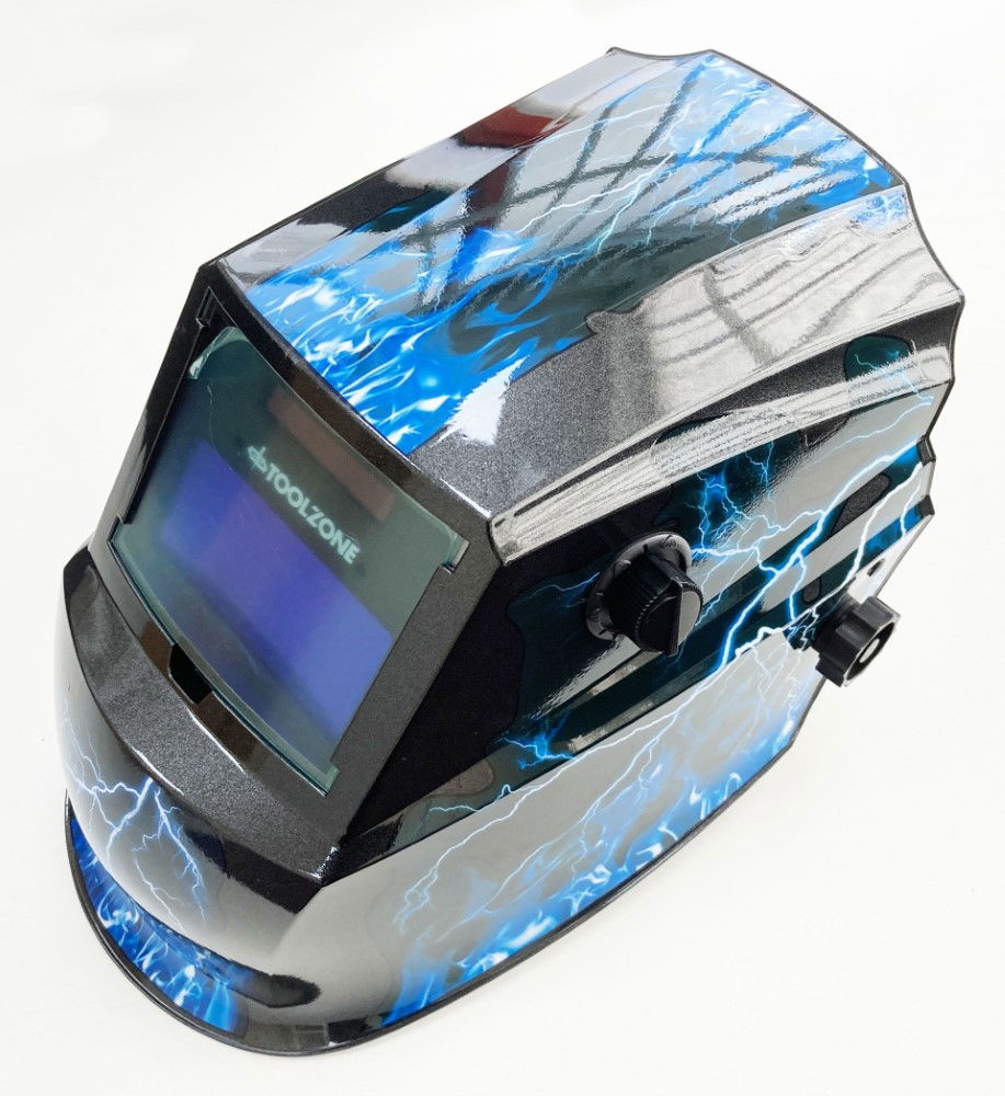WELDING HELMET VARIABLE CONTROL FILTER SIZE 110x90x9mm - TOOLZONE KDPWH048 thumbnail 2