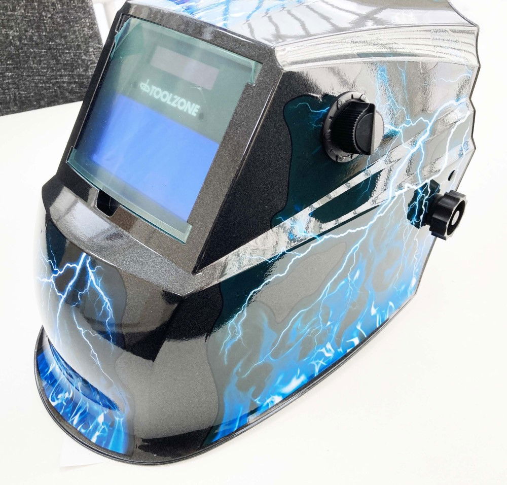 WELDING HELMET VARIABLE CONTROL FILTER SIZE 110x90x9mm - TOOLZONE KDPWH048 thumbnail 4