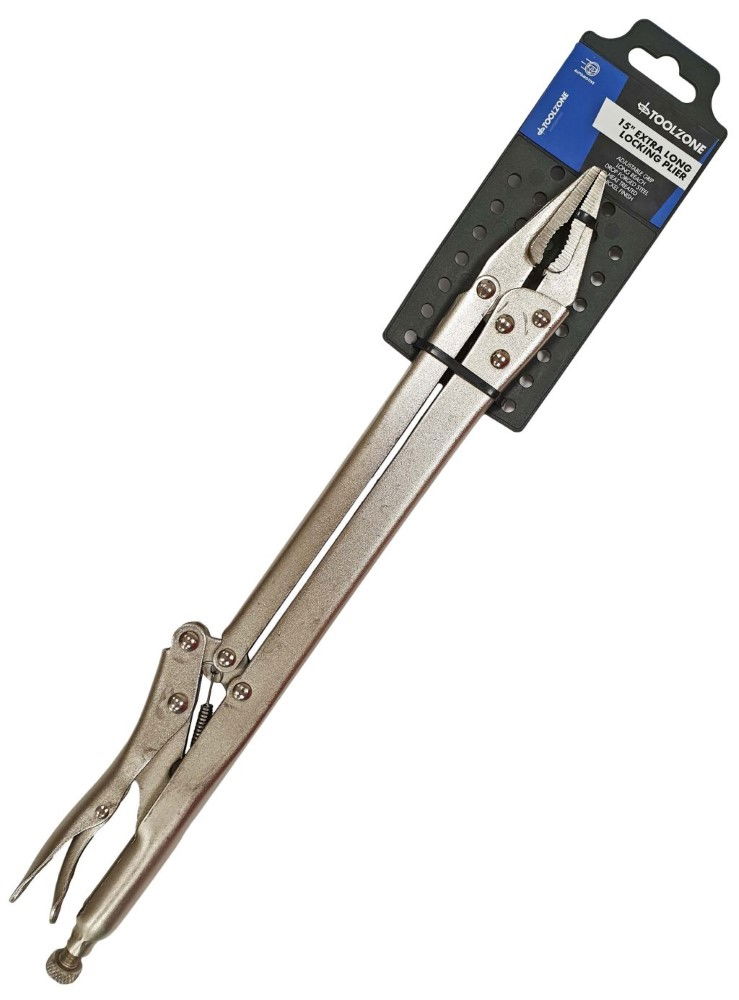 LOCKING PLIER EXTRA LONG 15 - TOOLZONE KDPWR121 image 1
