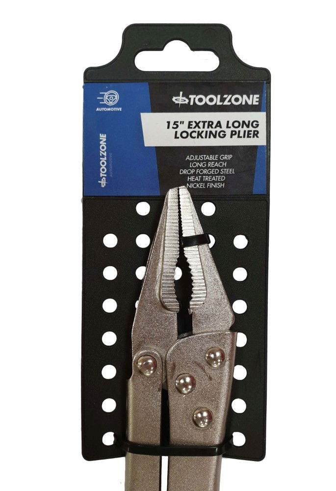 LOCKING PLIER EXTRA LONG 15 - TOOLZONE KDPWR121 thumbnail 2