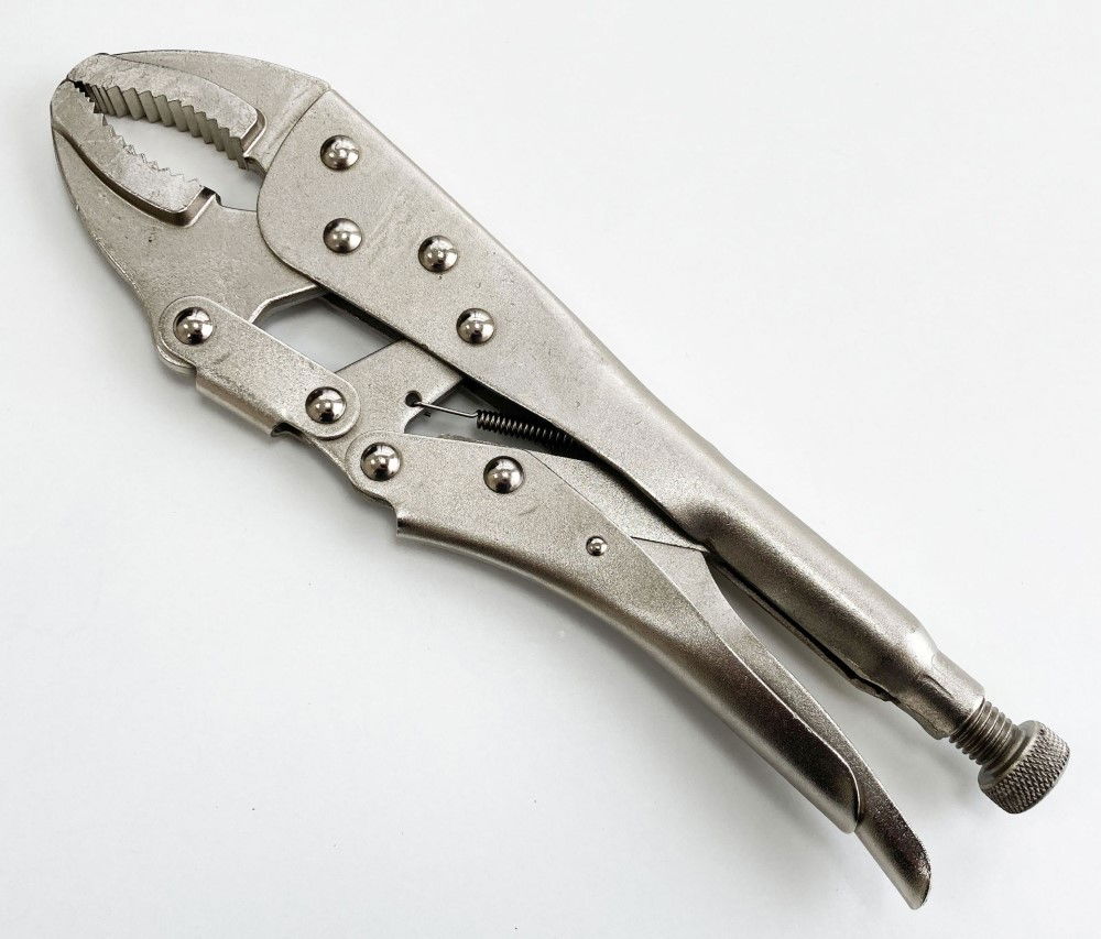 LOCKING PLIERS JUMBO 12 CURVED JAW MAX JAW SIZE 70mm - TOOLZONE KDPWR133 thumbnail 3
