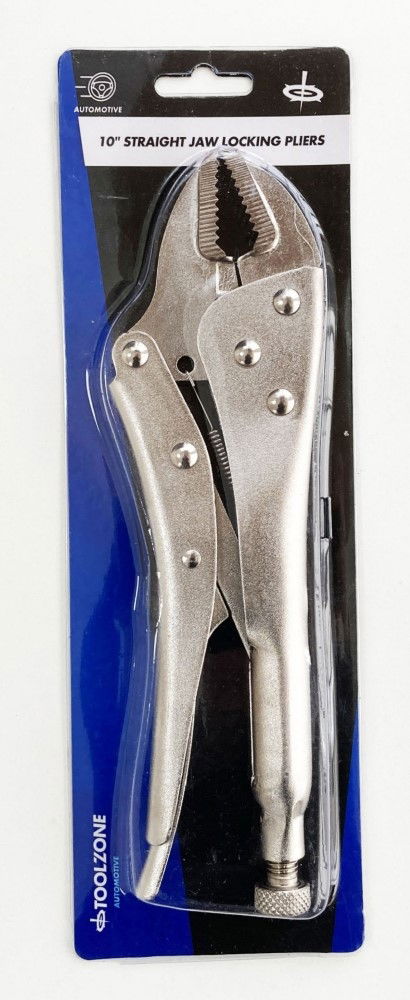 LOCKING PLIER STRAIGHT JAW 10 - TOOLZONE KDPWR169 thumbnail 2