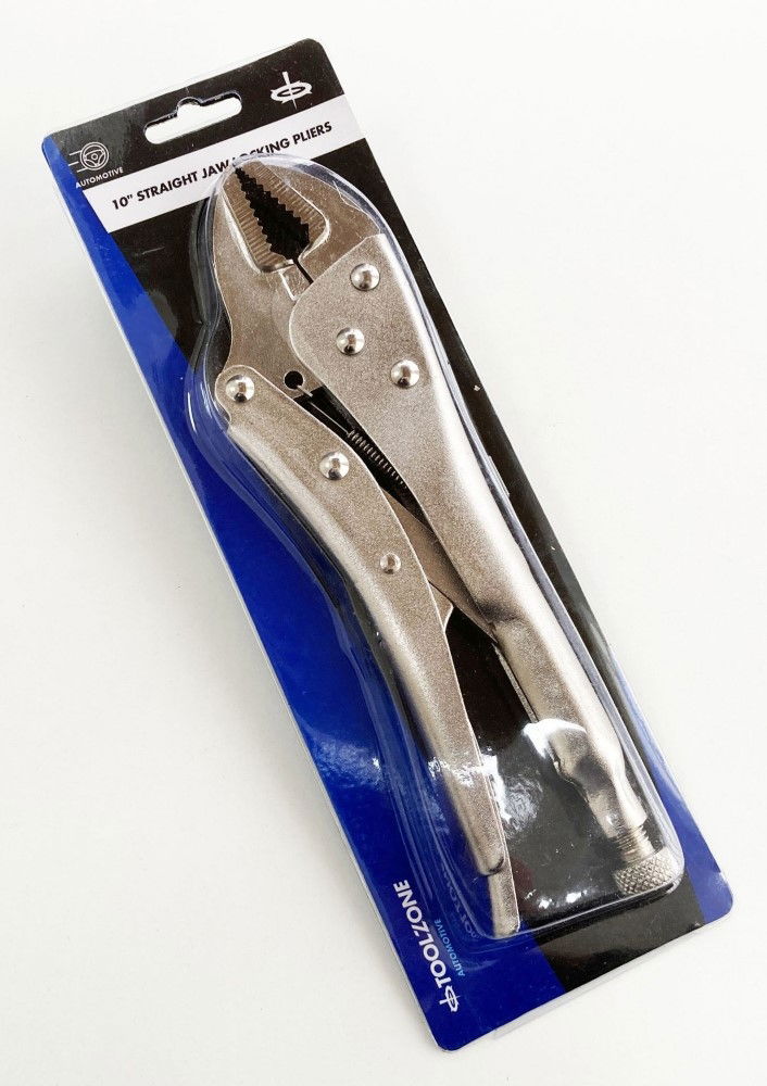 LOCKING PLIER STRAIGHT JAW 10 - TOOLZONE KDPWR169 thumbnail 3