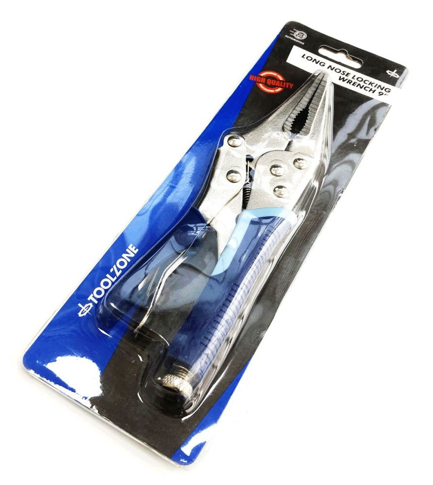 LOCKING WRENCH LONG NOSE 9 SOFTGRIP - TOOLZONE KDPWR177 thumbnail 2