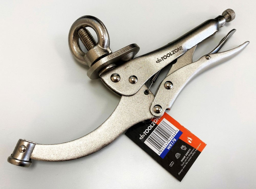 LOCKING PLIERS DRILL PRESS CLAMP 9 - TOOLZONE KDPWR178 thumbnail 3
