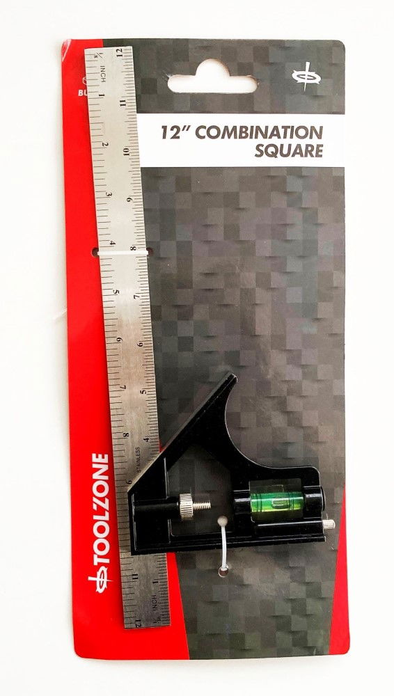 COMBINATION SQUARE 12 METRIC AND IMPERIAL - TOOLZONE KDPWW016 thumbnail 2