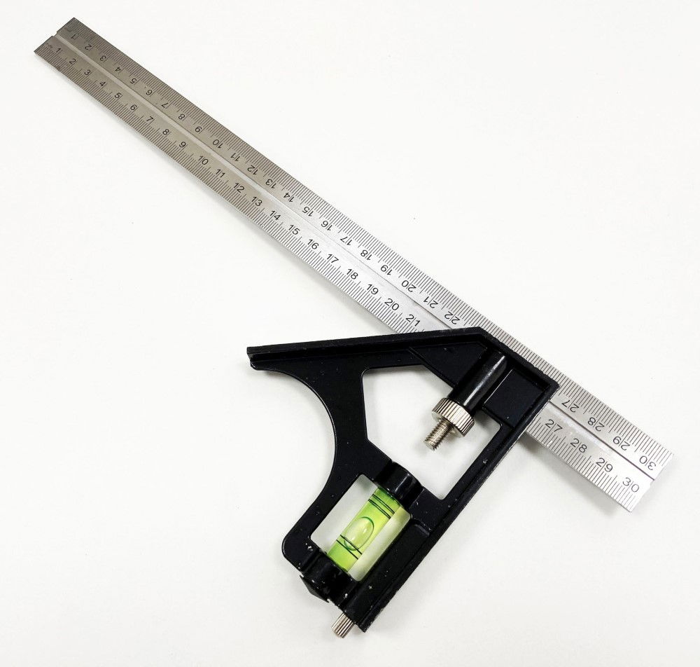 COMBINATION SQUARE 12 METRIC AND IMPERIAL - TOOLZONE KDPWW016 thumbnail 5