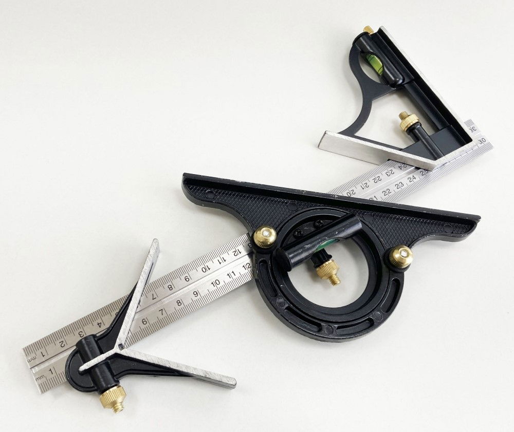 COMBINATION SQUARE 12 WITH PROTRACTOR METRIC AND IMPERIAL - TOOLZONE KDPWW017 thumbnail 4