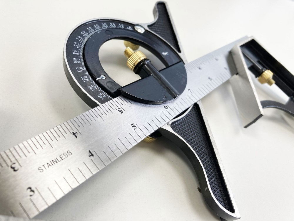 COMBINATION SQUARE 12 WITH PROTRACTOR METRIC AND IMPERIAL - TOOLZONE KDPWW017 thumbnail 7