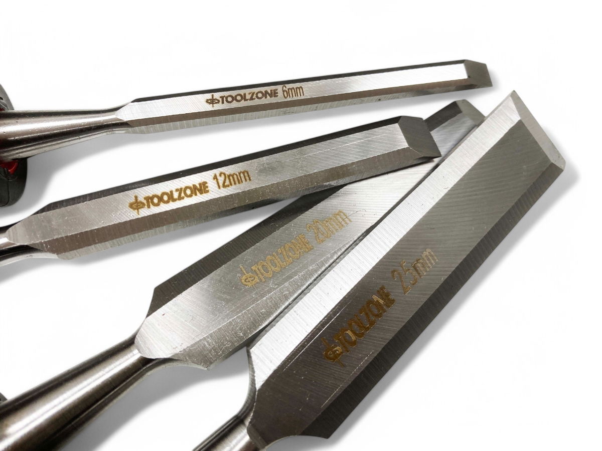 CHISEL SET SOFT GRIP HANDLE 4PC 1/4, 1/2, 3/4, 1 - TOOLZONE KDPWW041 thumbnail 4