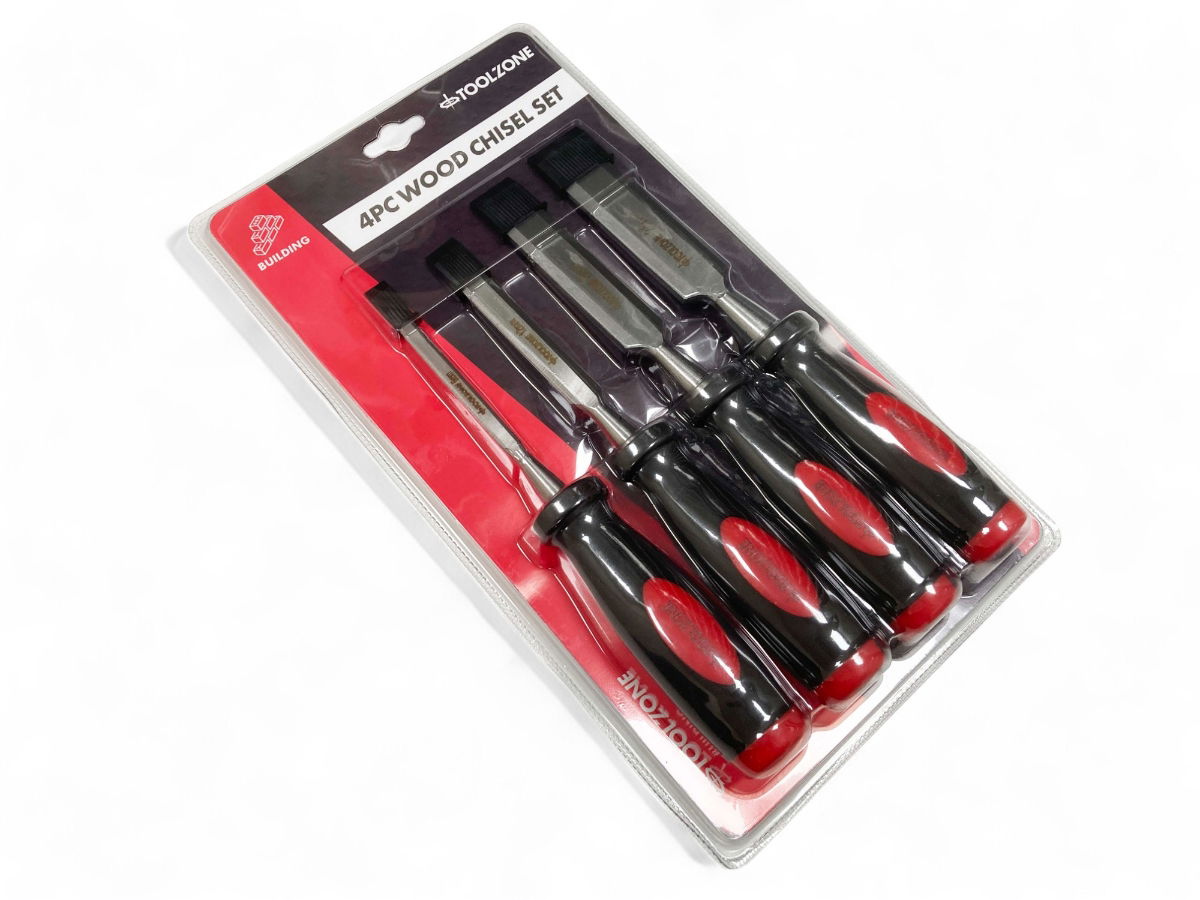 CHISEL SET SOFT GRIP HANDLE 4PC 1/4, 1/2, 3/4, 1 - TOOLZONE KDPWW041 thumbnail 6