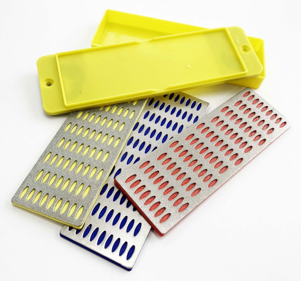 WHETSTONE DIAMOND 3PC 6 x 2 180 280 400 GRIT WITH HOLDER - TOOLZONE KDPWW069 thumbnail 5