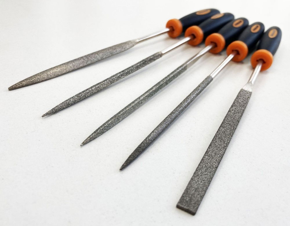 DIAMOND FILE SET 5PC 85mm BLADE VARIOUS SHAPES - TOOLZONE KDPWW096 thumbnail 7
