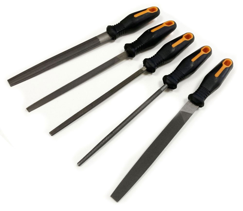 FILE SET 5PC 8 T12 STEEL SOFT GRIP HANDLES - TOOLZONE KDPWW163 thumbnail 7