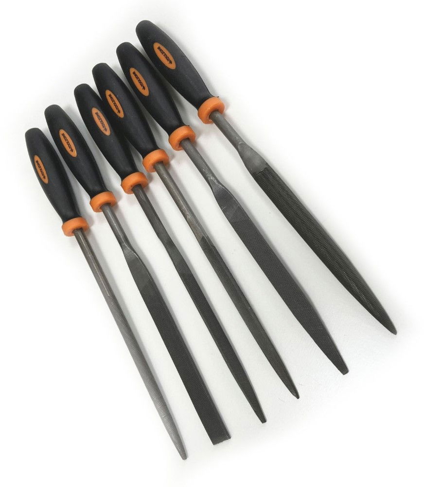 WARDING FILE SET 6PC BEARING STEEL 175 x 5mm - TOOLZONE KDPWW203 thumbnail 5