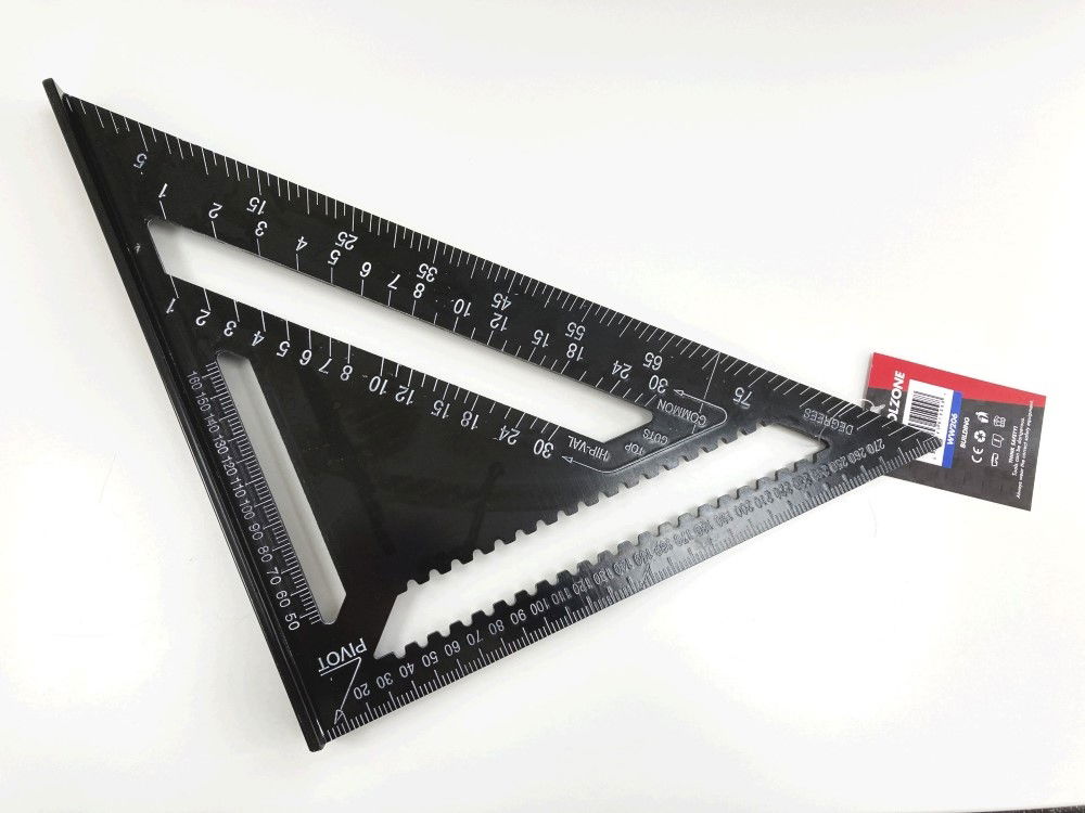 ROOFERS SQUARE ALUMINIUM 12 BLACK - TOOLZONE KDPWW206 thumbnail 4