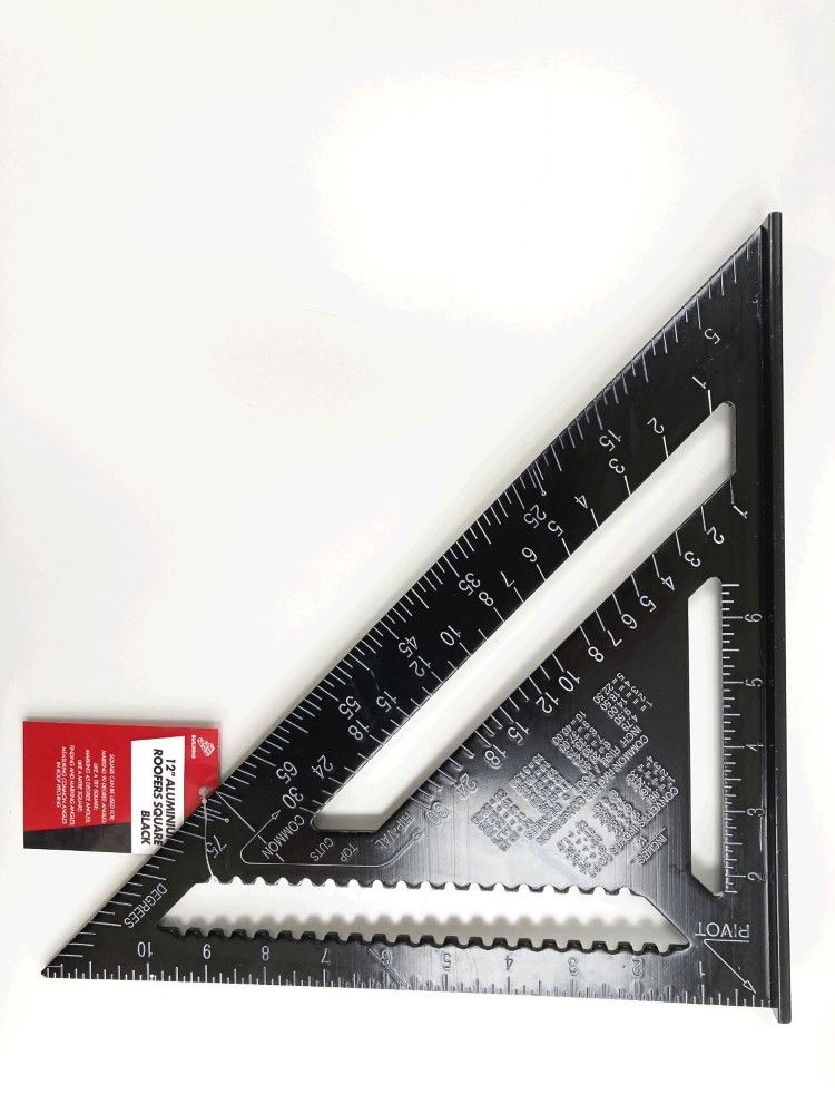 ROOFERS SQUARE ALUMINIUM 12 BLACK - TOOLZONE KDPWW206 thumbnail 5