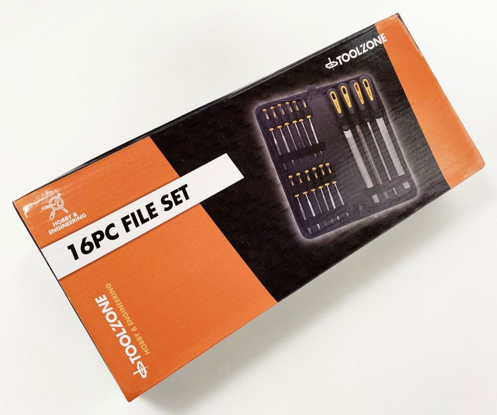 FILE SET 16PC WITH CARRY CASE 200mm AND 100mm BEARING STEEL FILES - TOOLZONE KDPWW216 thumbnail 3