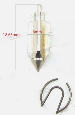 CARBURETTOR VALVE NEEDLE 1984-1987 SUZUKI RM125 500 KAWASAKI KX125 KDX200 16030-1020 14470-14300 image 1