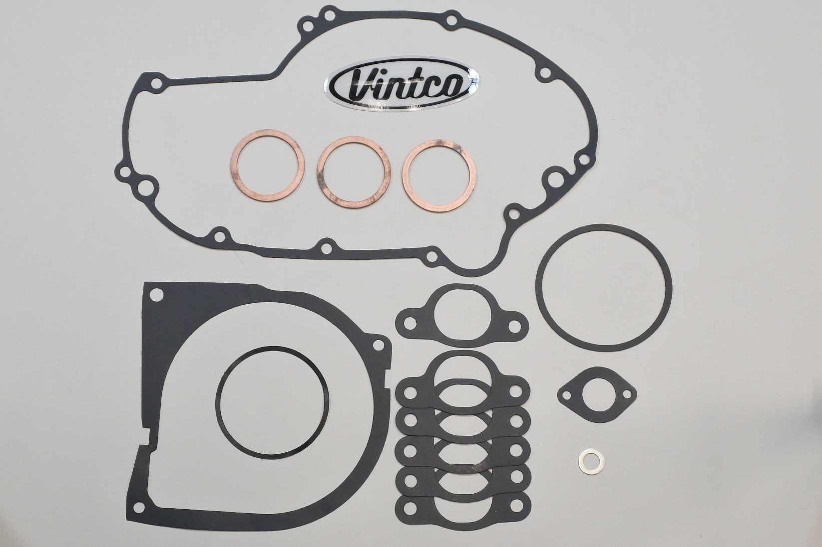 ENGINE GASKET KIT 69-72 KAWASAKI H1 500 VINTCO KEG010 image 1