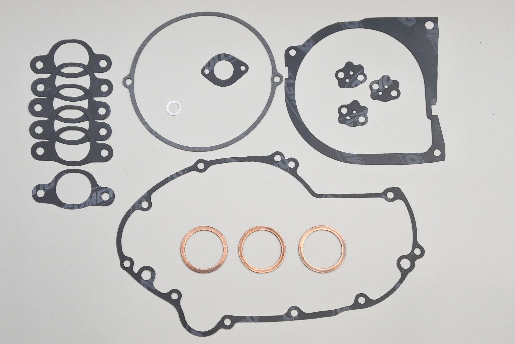 ENGINE GASKET KIT 74-76 KAWASAKI H1 KH 500 VINTCO KEG012 thumbnail 2