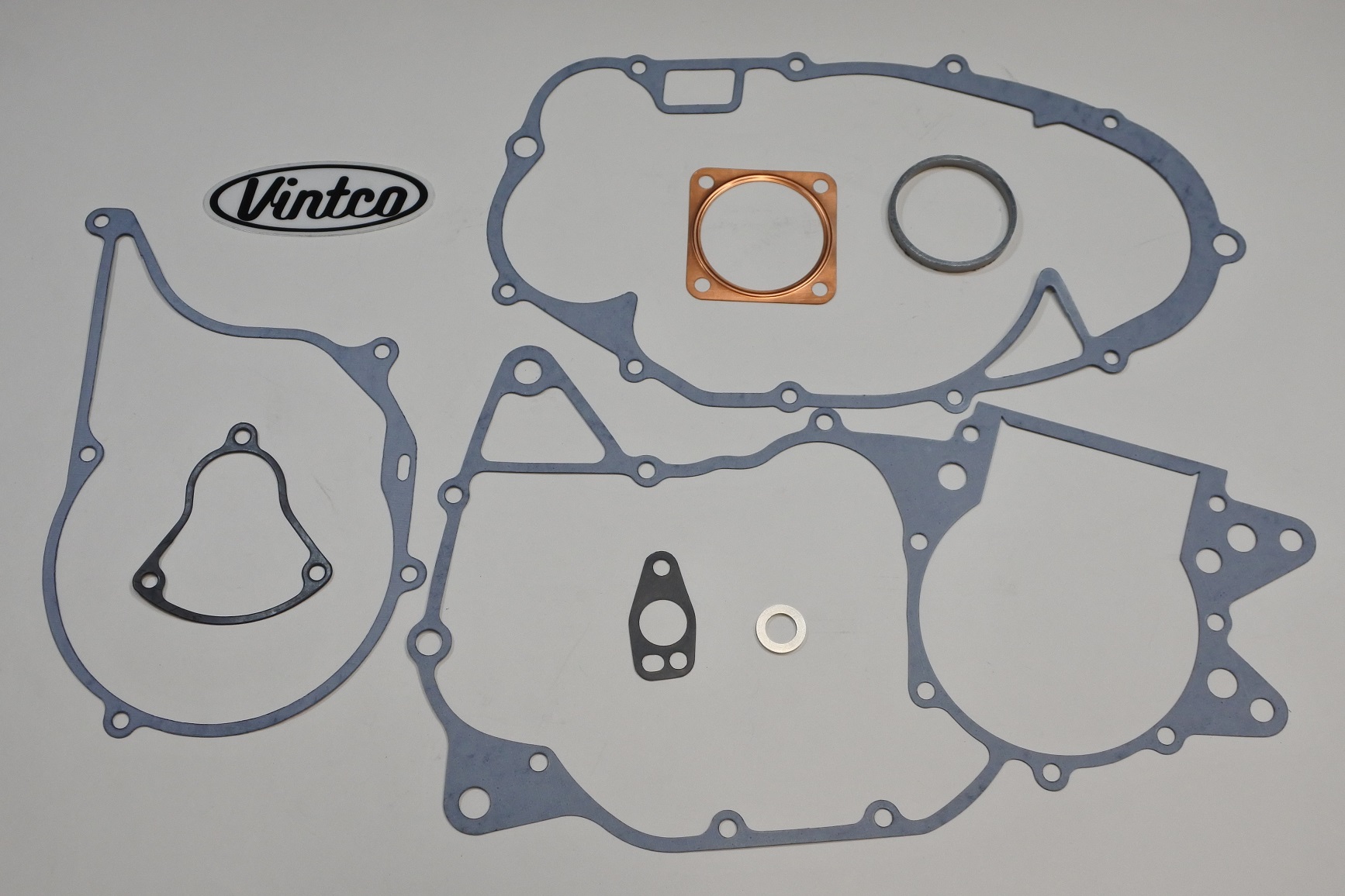 ENGINE GASKET KIT 74-76 HONDA MT 250 VINTCO KEG029 image 1