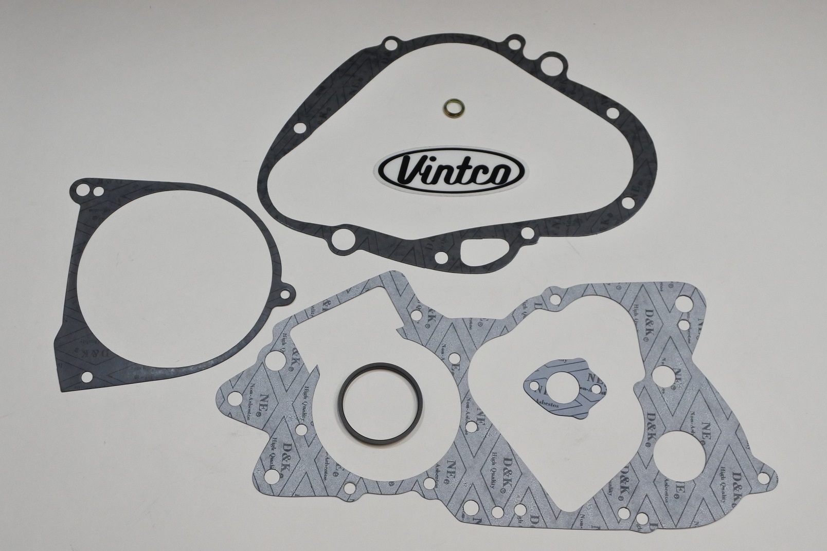 ENGINE GASKET KIT 71-77 SUZUKI RV RM TM TC TS 100 125 VINTCO KEG050 thumbnail 2