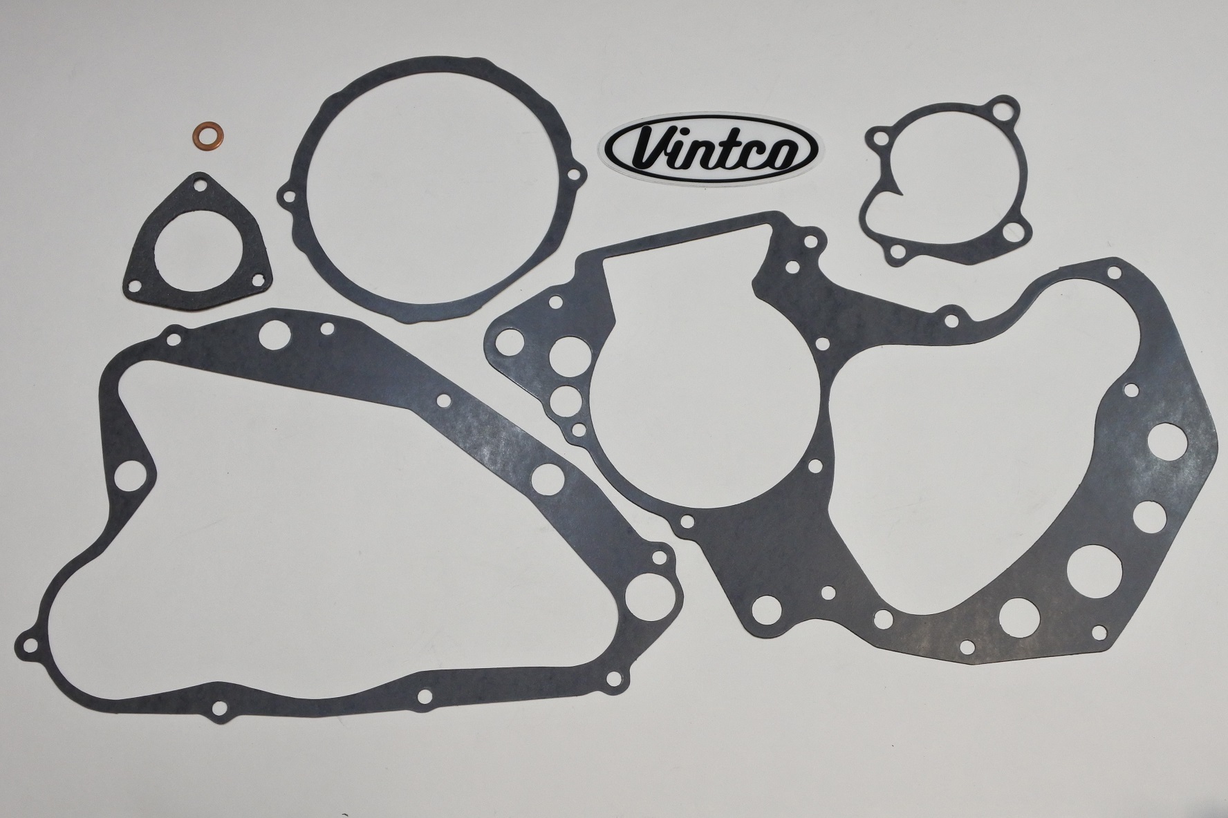 ENGINE GASKET KIT 82-83 SUZUKI RM 125 VINTCO KEG055 image 1