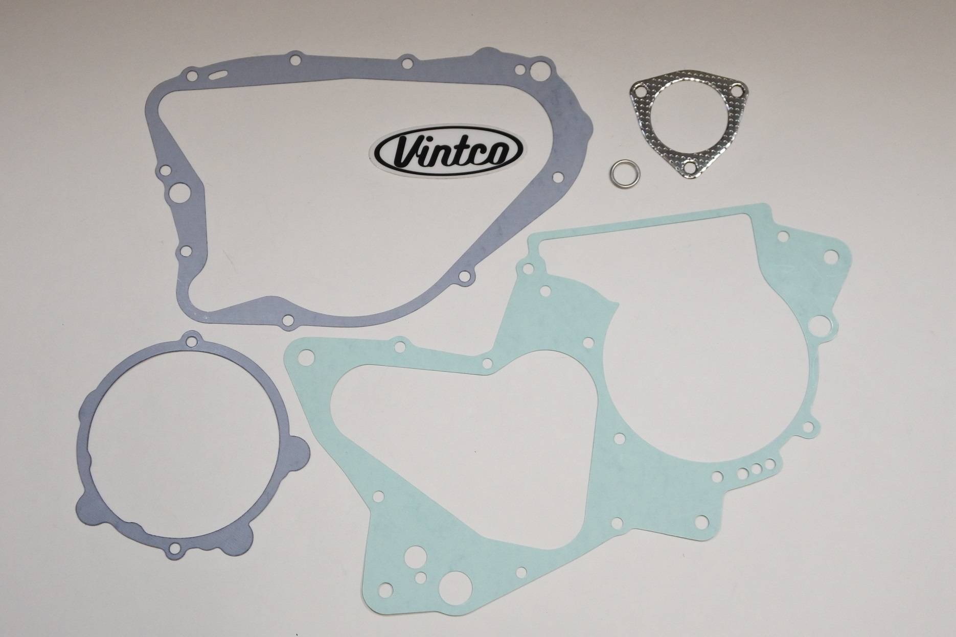 ENGINE GASKET KIT 76-78 SUZUKI RM 360 400 VINTCO KEG070 image 1