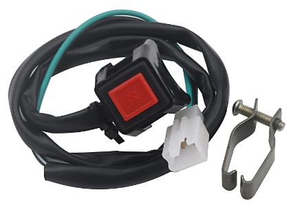 SWITCH KILL RED BUTTON YAMAHA CONNECTOR WITH TAG PLUG A thumbnail 2
