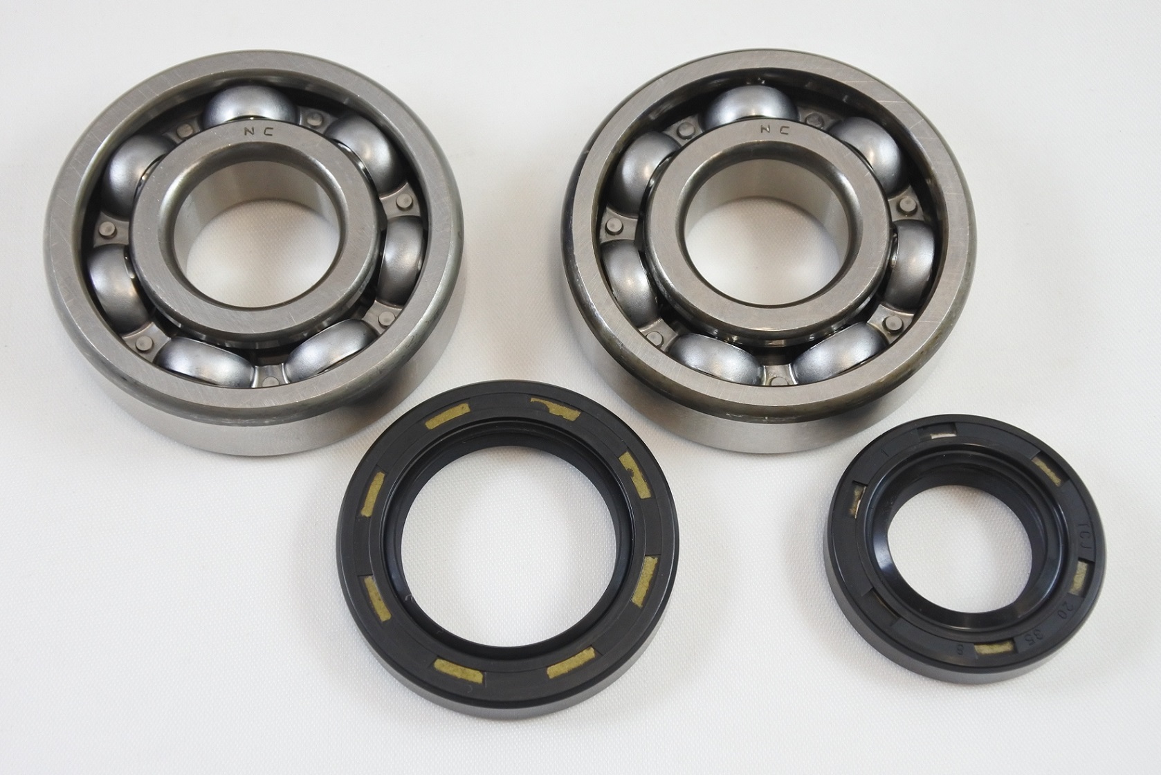 MAIN BEARING AND SEAL KIT 80-85 HONDA CR 125 VINTCO KMB003 thumbnail 2