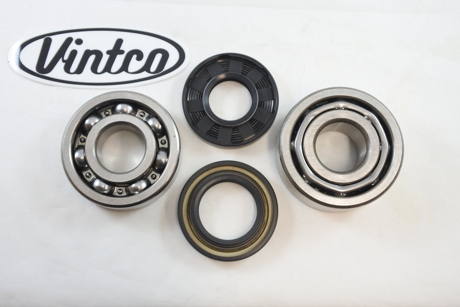 MAIN BEARING AND SEAL KIT 75-76 MAICO 250 400 440 VINTCO KMB027 thumbnail 3