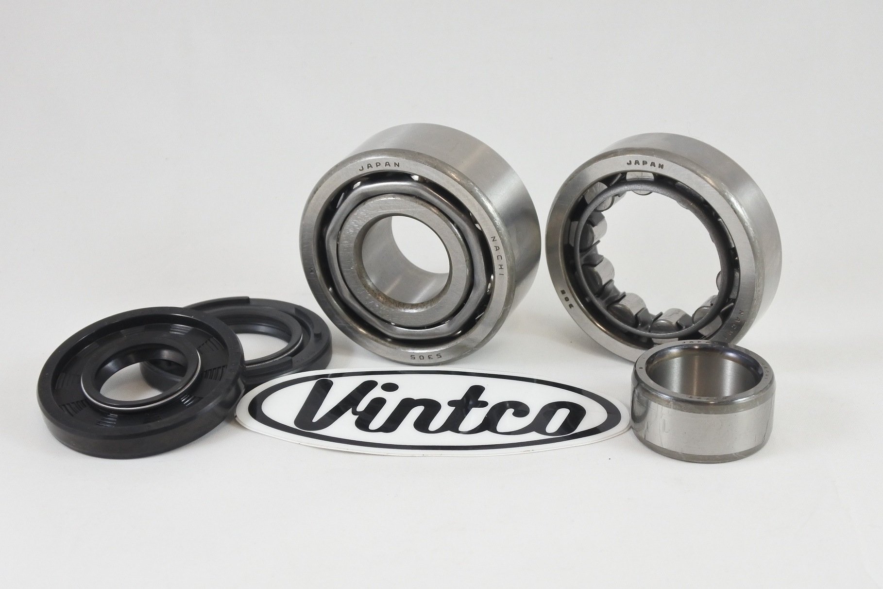 MAIN BEARING AND SEAL KIT 76-81 MAICO GS 250 400 440 490 VINTCO KMB028 image 1