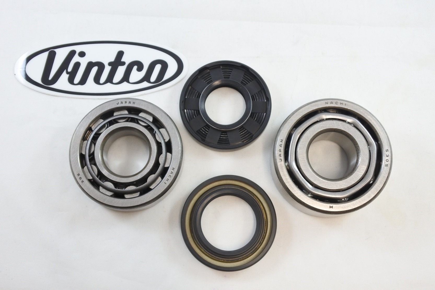 MAIN BEARING AND SEAL KIT 76-81 MAICO GS 250 400 440 490 VINTCO KMB028 thumbnail 3