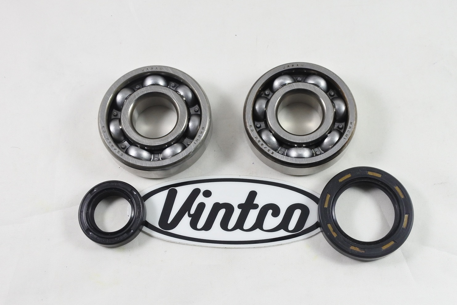 MAIN BEARING AND SEAL KIT 86-07 HONDA CR 125 VINTCO KMB030 thumbnail 2