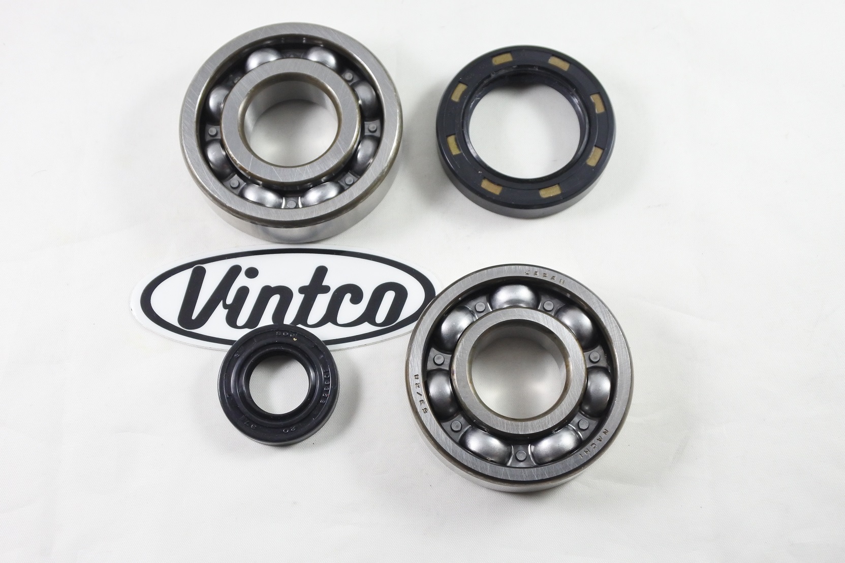 MAIN BEARING SEAL KIT 92-07 HONDA CR 250 VINTCO KMB032 thumbnail 2