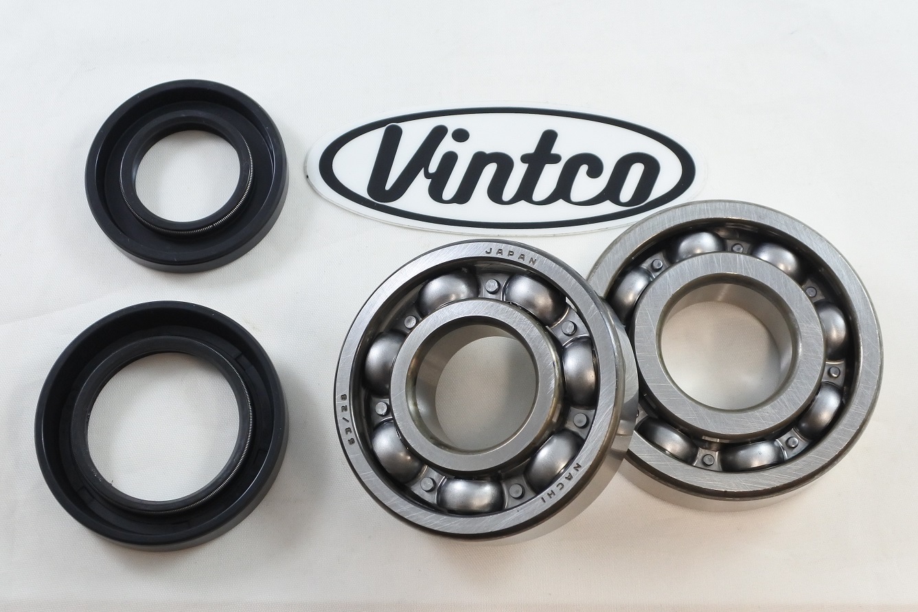 MAIN BEARING AND SEAL KIT 85-89 HONDA ATC TRX R 250 VINTCO KMB033 thumbnail 3
