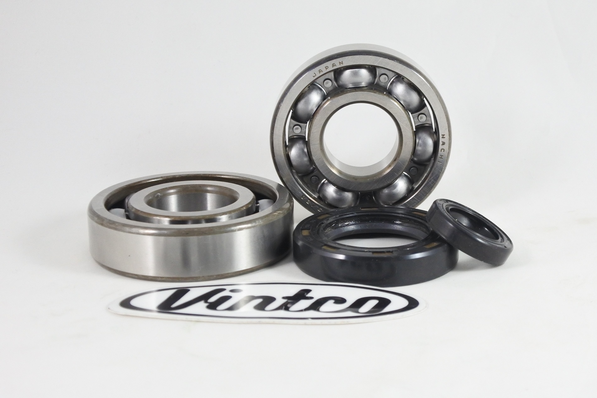 MAIN BEARING AND SEAL KIT 84-01 HONDA CR 250 500 VINTCO KMB034 image 1