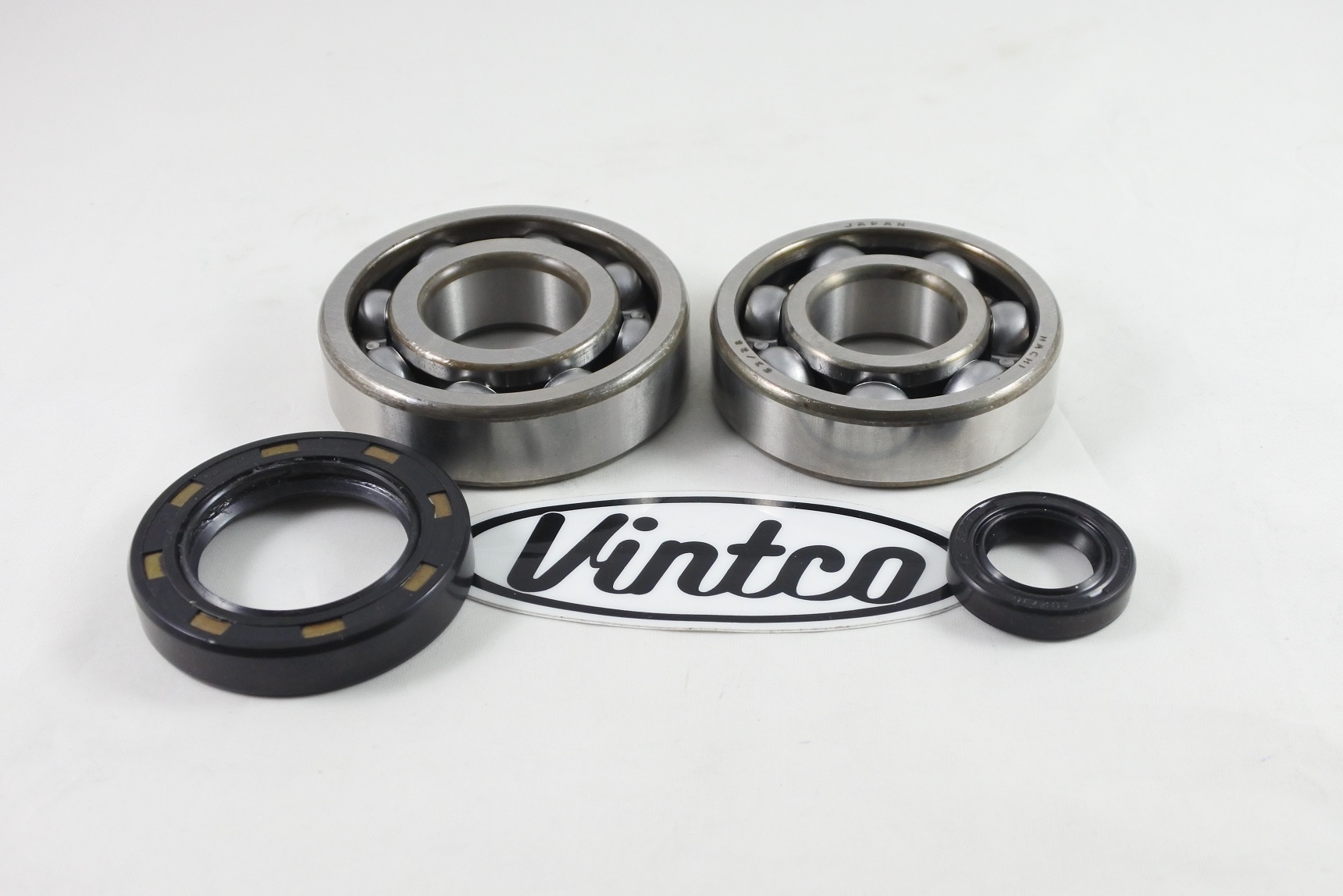 MAIN BEARING AND SEAL KIT 84-01 HONDA CR 250 500 VINTCO KMB034 thumbnail 3