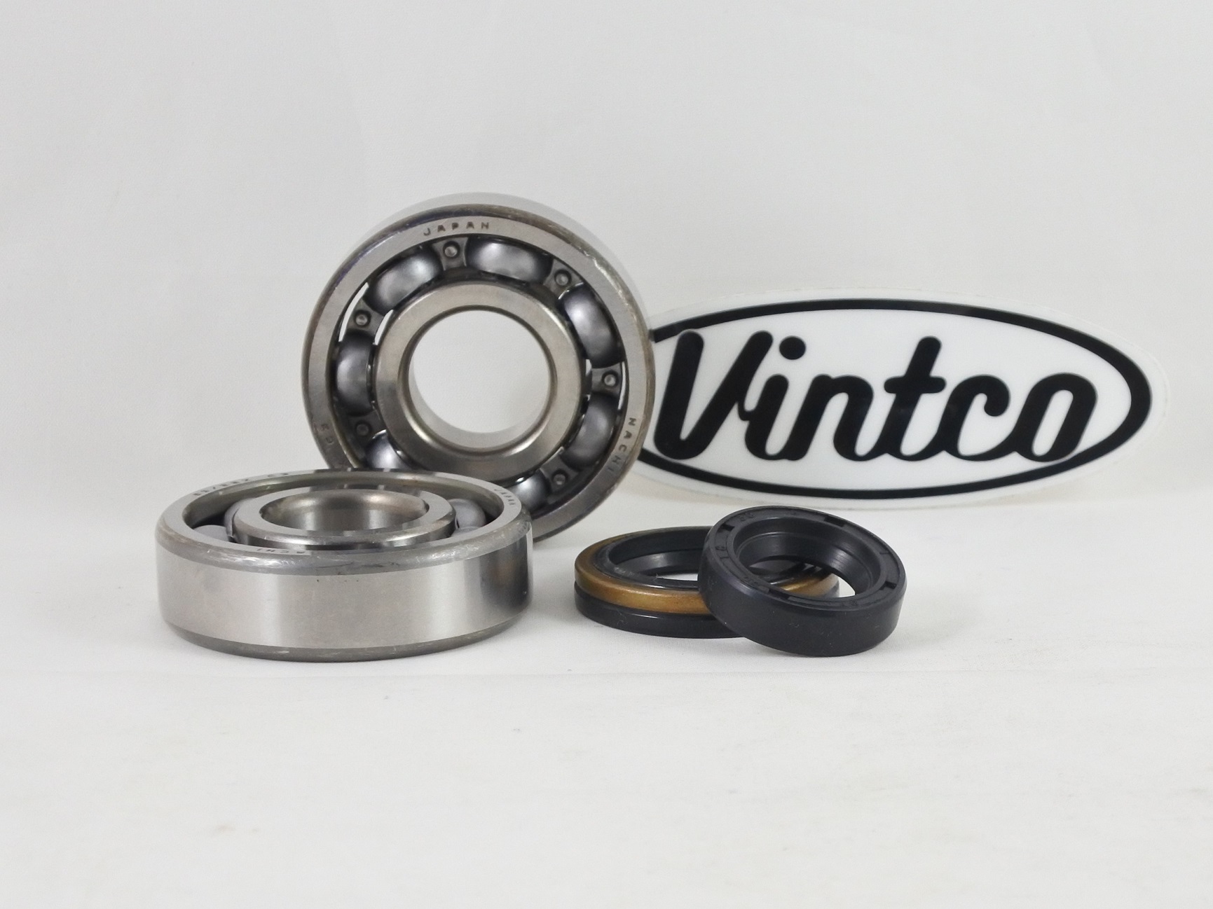 MAIN BEARING AND SEAL KIT 89-98 SUZUKI RM 125 VINTCO KMB037 image 1