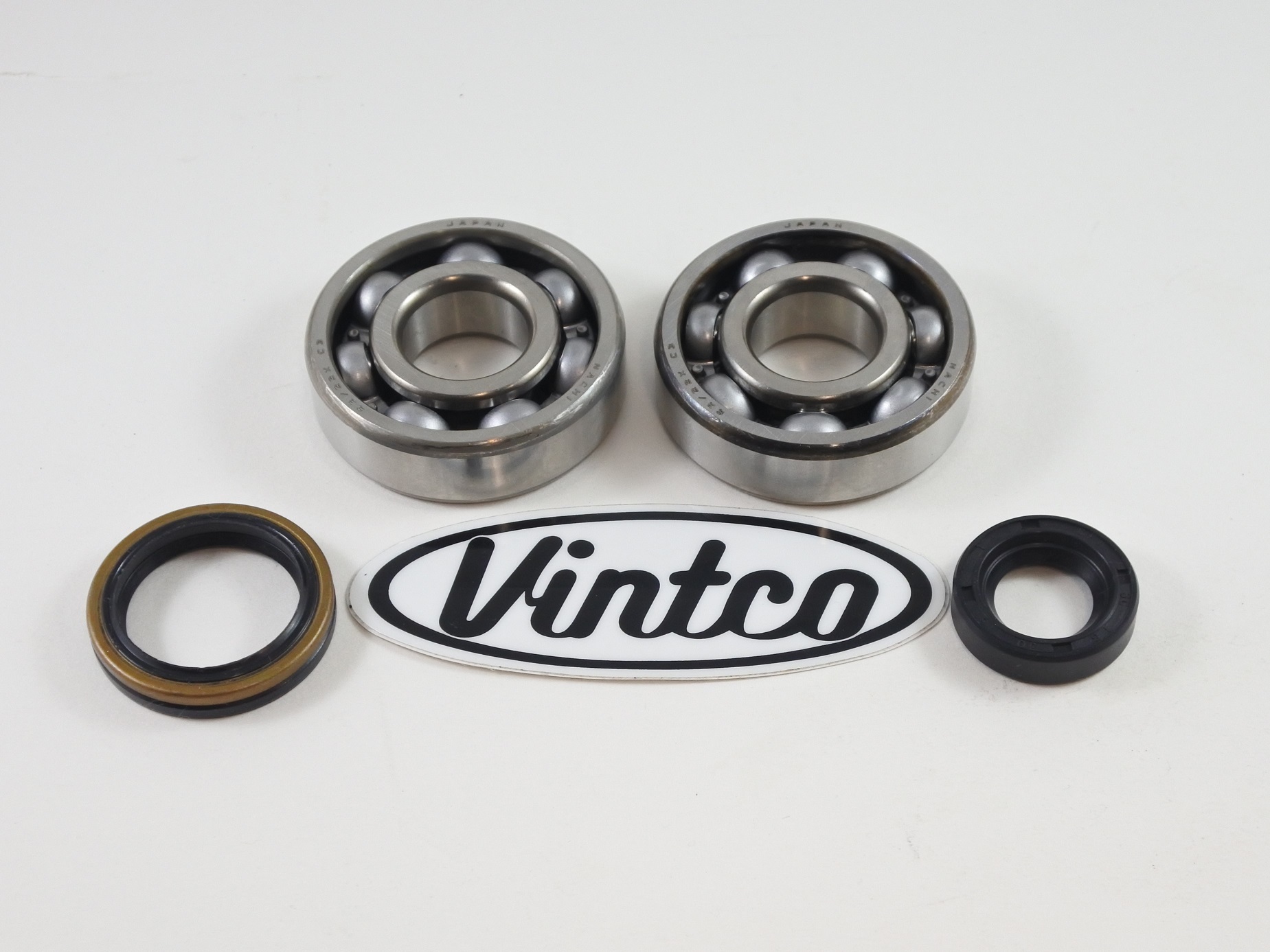 MAIN BEARING AND SEAL KIT 89-98 SUZUKI RM 125 VINTCO KMB037 thumbnail 2