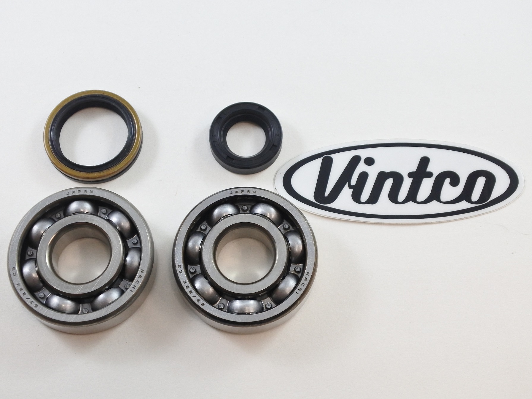 MAIN BEARING AND SEAL KIT 89-98 SUZUKI RM 125 VINTCO KMB037 thumbnail 4